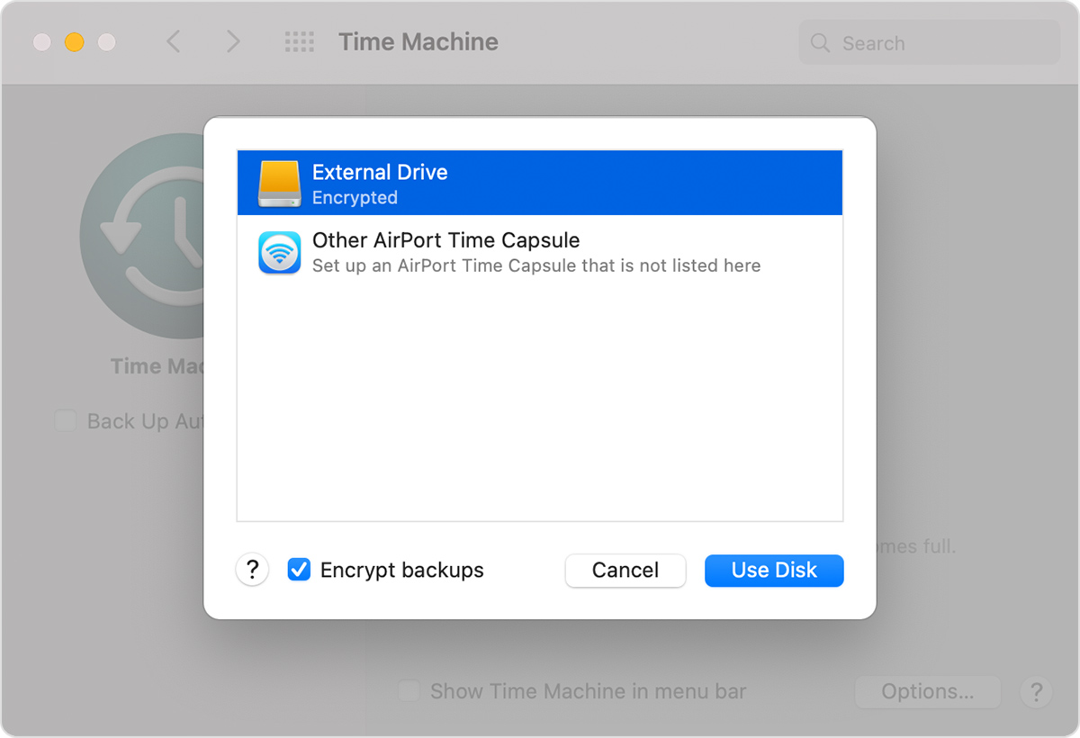 best backup options for mac